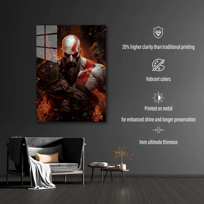 Kratos God of War-Artwork