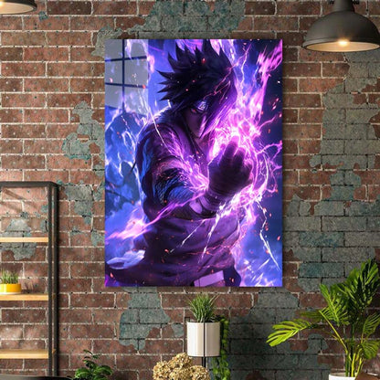 Lightning Purple Sasuke-Artwork