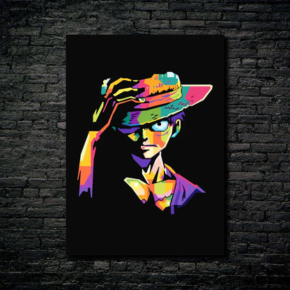 Luffy Wpap Art-Artwork