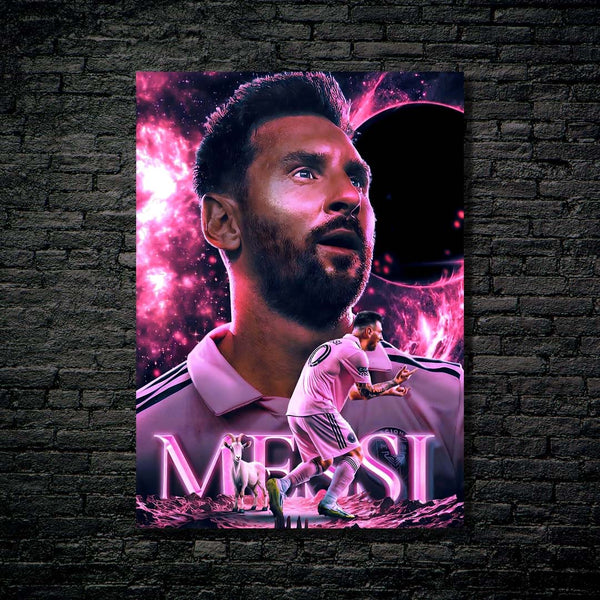 Messi Miami Pink-Artwork