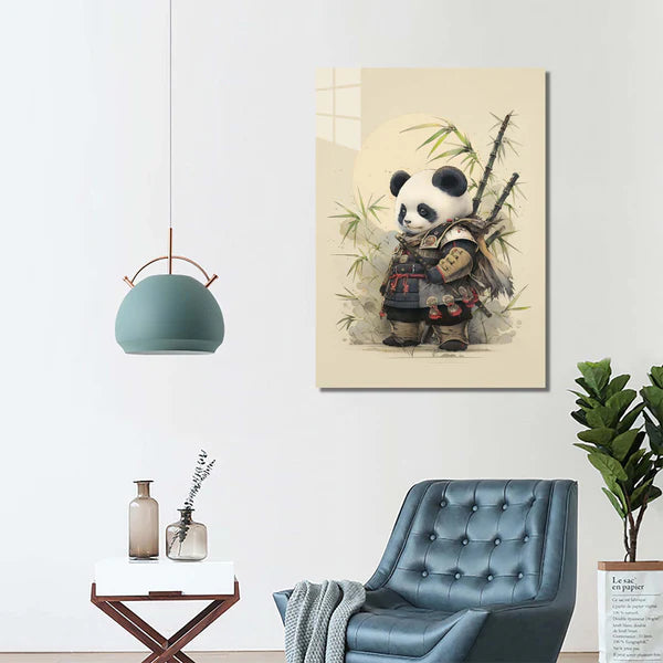 Pacífico Panda Samurai-Obra de arte 