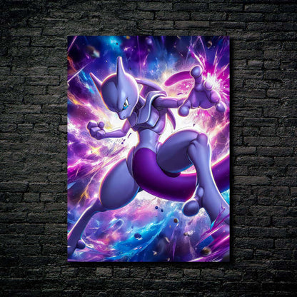 Pokémon Mewtwo (3) -Obra de arte 