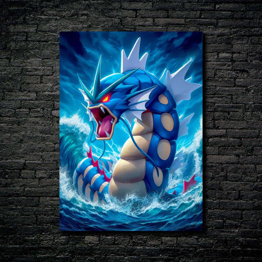 Pokemon Gyarados-Obra de arte 