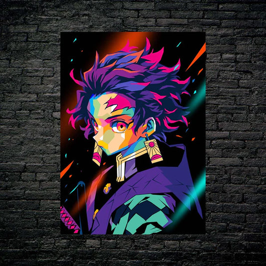 Tanjiro kamado popart-Artwork