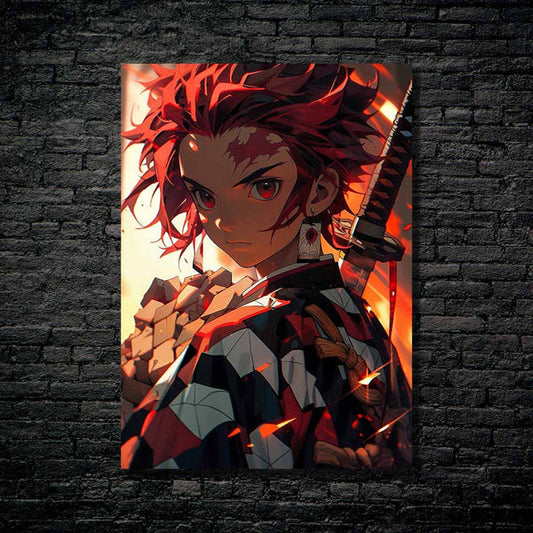 Demon Slayer new- HD Shining Metal Poster