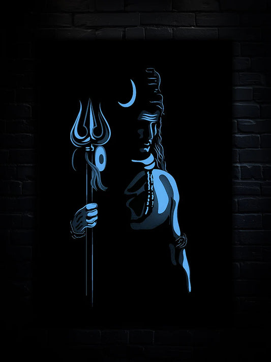 The Shiva Art Metal Poster