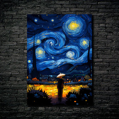 Serie Van Gogh-Vista trasera-Obra de arte