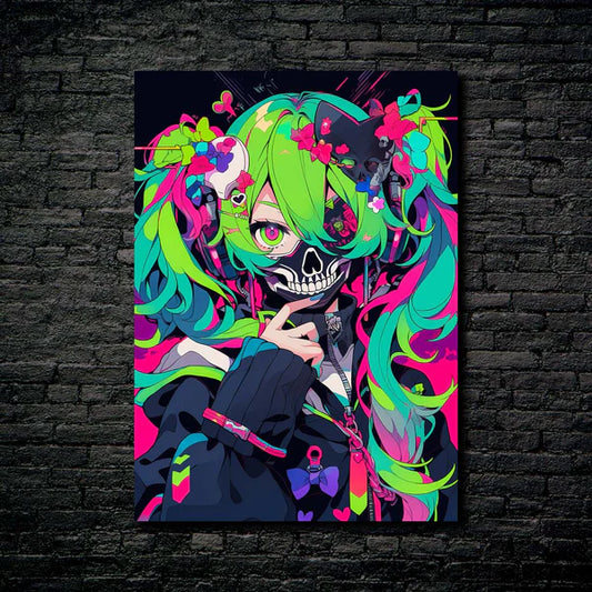 dark smile- HD Shining Metal Poster