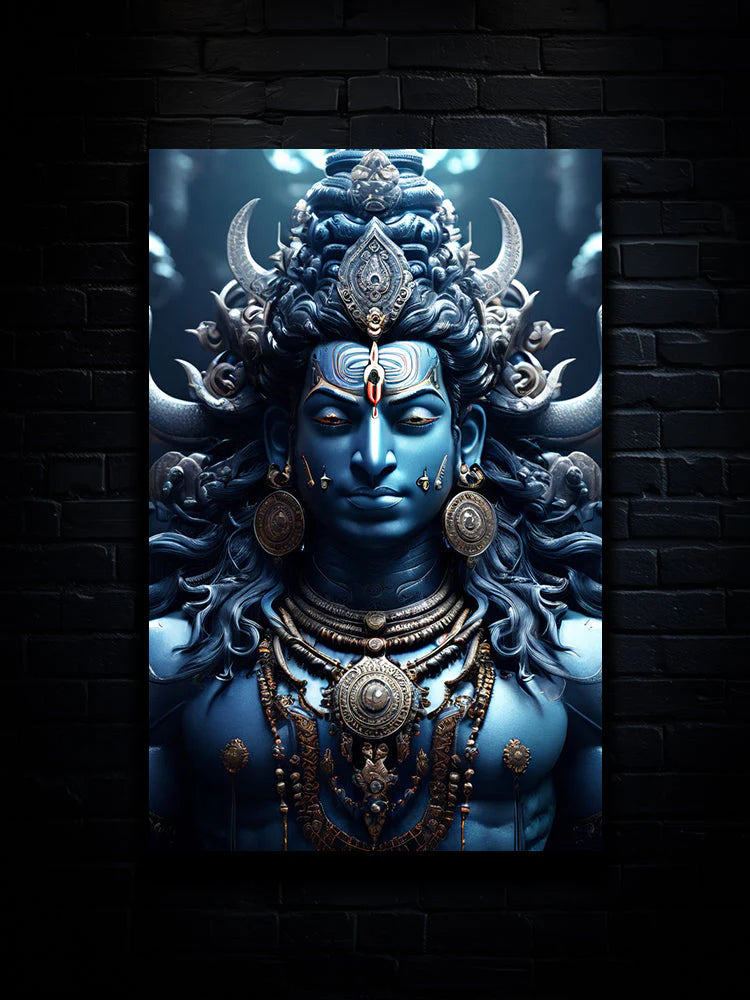 Lord Shiva Metal Poster