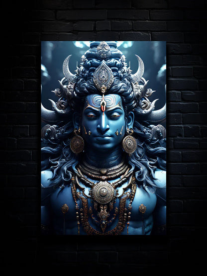 Lord Shiva Metal Poster