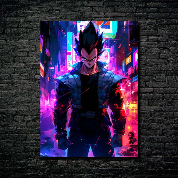 neón cyberpunk vegeta-Artwork 