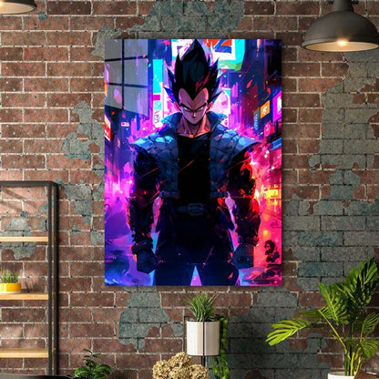 neón cyberpunk vegeta-Artwork 