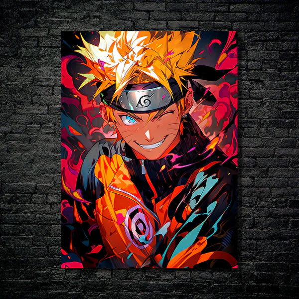 sonriendo naruto-obra de arte 